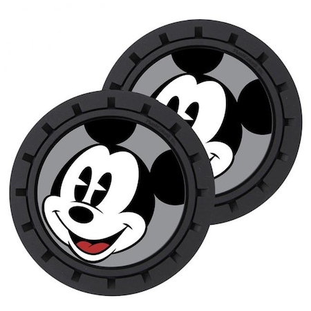 Mickey Mouse 808044 Disney Mickey Mouse Car Cup Holder Coaster - Pack Of 2